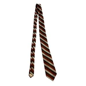 Vintage Mervyns Mens Collection Striped Necktie Classic Business Formal